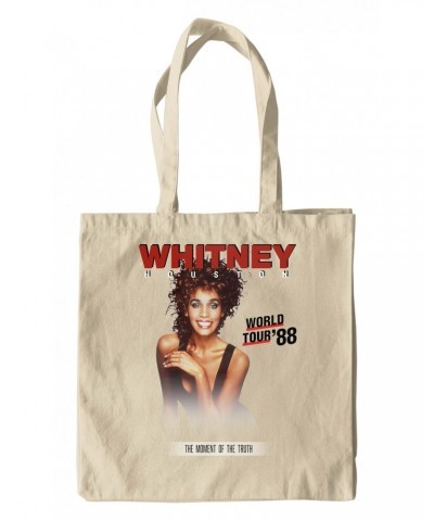 Whitney Houston Canvas Tote Bag | 1988 World Tour Poster Image Bag $13.85 Bags