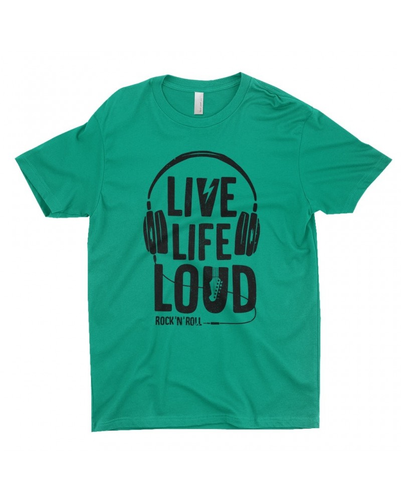 Music Life T-Shirt | Live Life Loud Shirt $8.09 Shirts