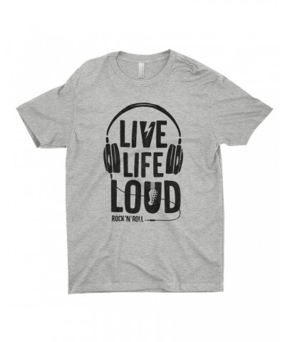 Music Life T-Shirt | Live Life Loud Shirt $8.09 Shirts