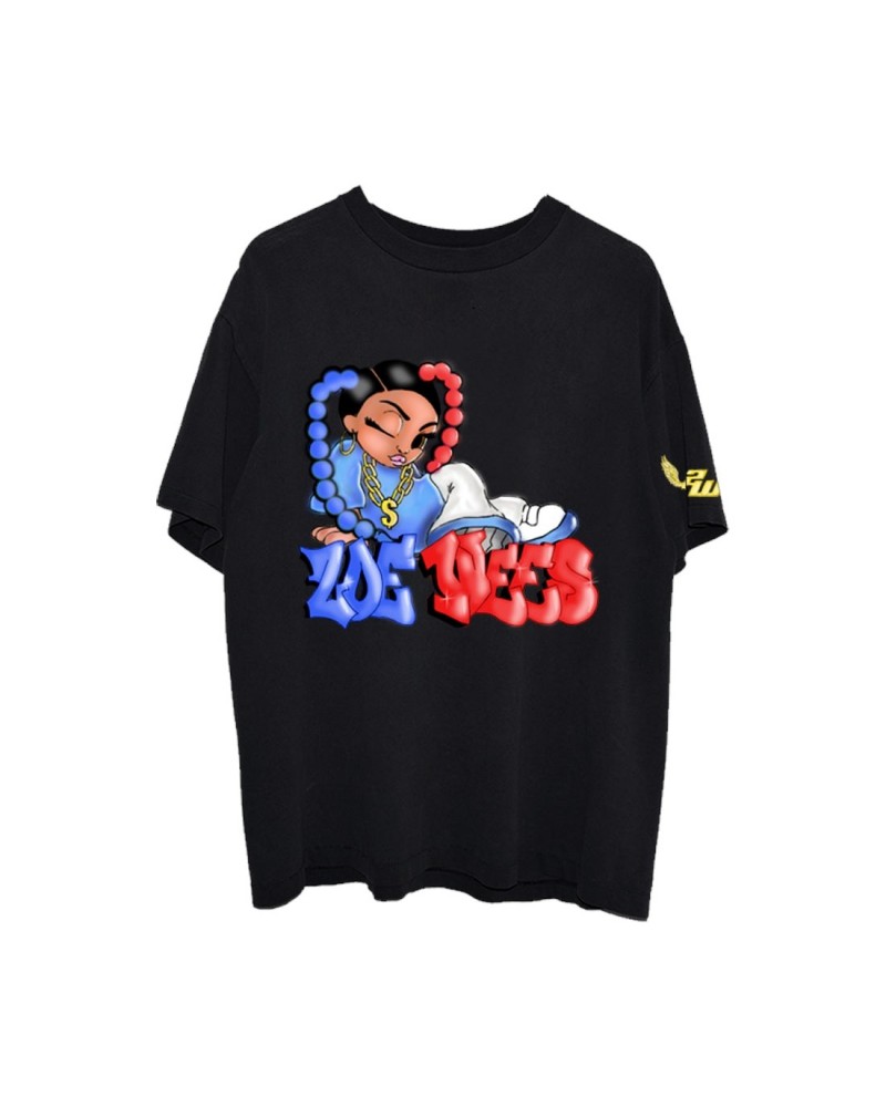 Zoe Wees Zoe Doll T-Shirt - Black $7.91 Shirts