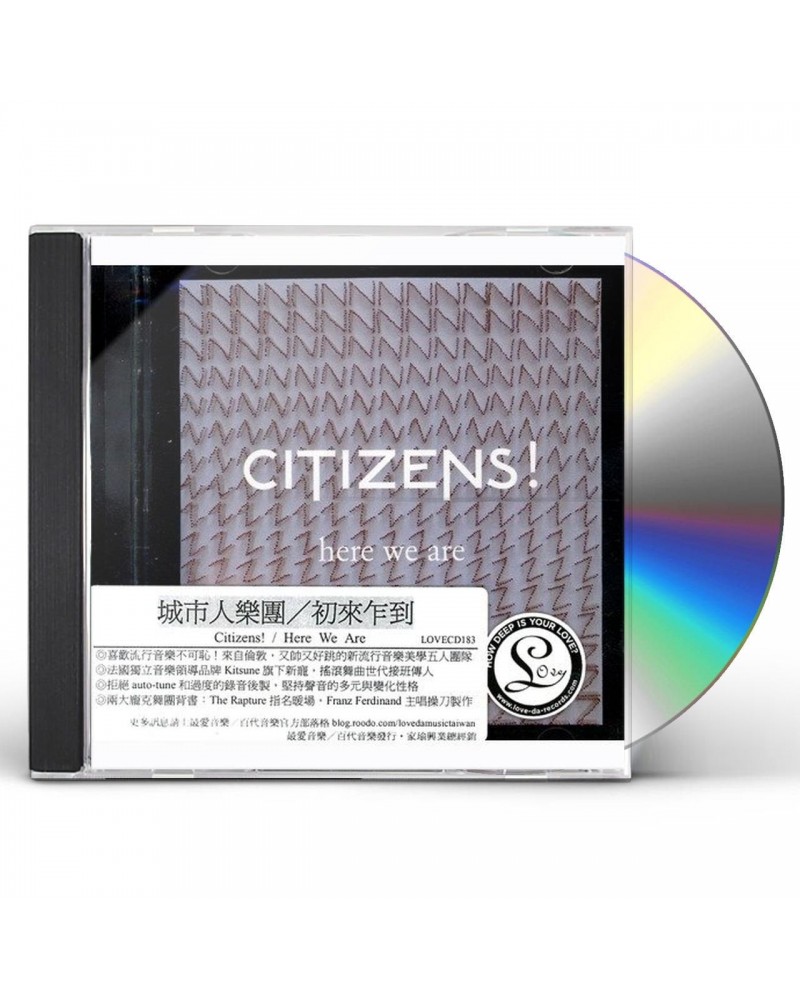 Citizens! HERE WE ARE CD $9.40 CD