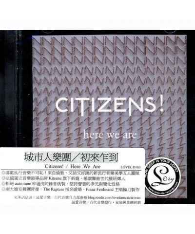 Citizens! HERE WE ARE CD $9.40 CD