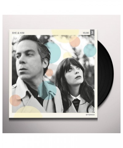 She & Him Volume Three Vinyl Record $3.79 Vinyl