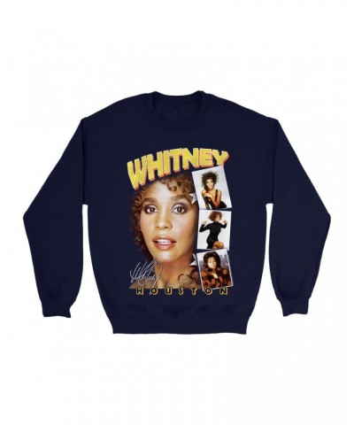 Whitney Houston Sweatshirt | Film Strip Collage Design Sweatshirt $2.40 Sweatshirts