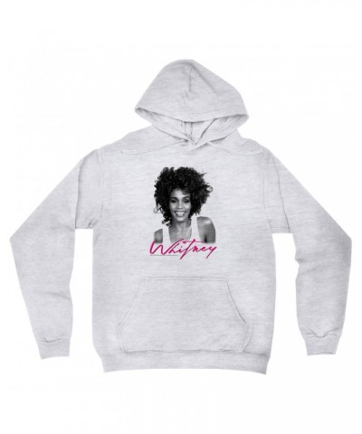 Whitney Houston Hoodie | I Wanna Dance With Somebody Album Photo And Logo Hoodie $2.58 Sweatshirts