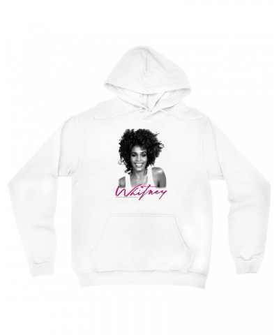 Whitney Houston Hoodie | I Wanna Dance With Somebody Album Photo And Logo Hoodie $2.58 Sweatshirts