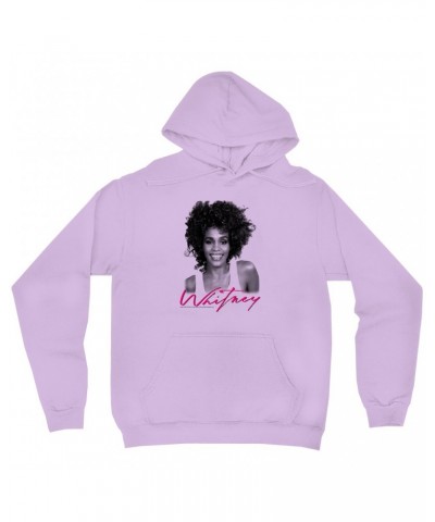 Whitney Houston Hoodie | I Wanna Dance With Somebody Album Photo And Logo Hoodie $2.58 Sweatshirts