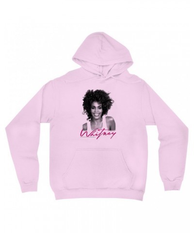 Whitney Houston Hoodie | I Wanna Dance With Somebody Album Photo And Logo Hoodie $2.58 Sweatshirts