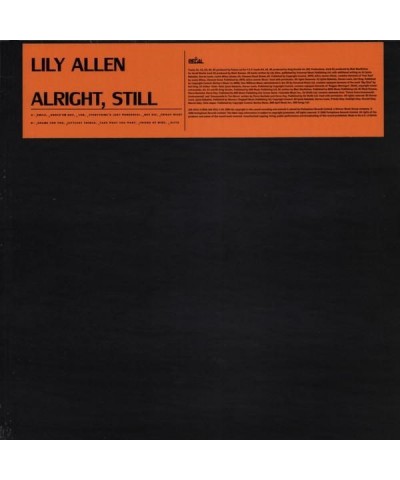 Lily Allen ALRIGHT STILL Vinyl Record $9.67 Vinyl