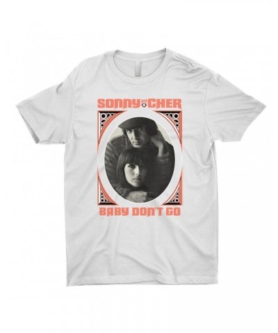 Sonny & Cher T-Shirt | Baby Don't Go Retro Frame Image Shirt $18.09 Shirts