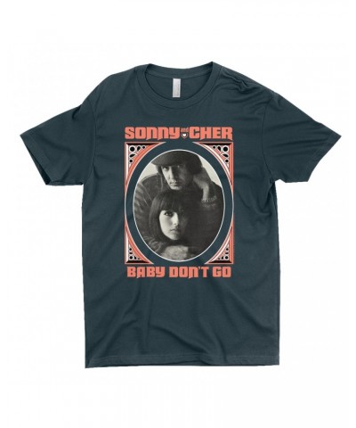 Sonny & Cher T-Shirt | Baby Don't Go Retro Frame Image Shirt $18.09 Shirts