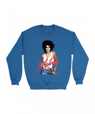 Whitney Houston Sweatshirt | Just Whitney Sweatshirt $6.47 Sweatshirts