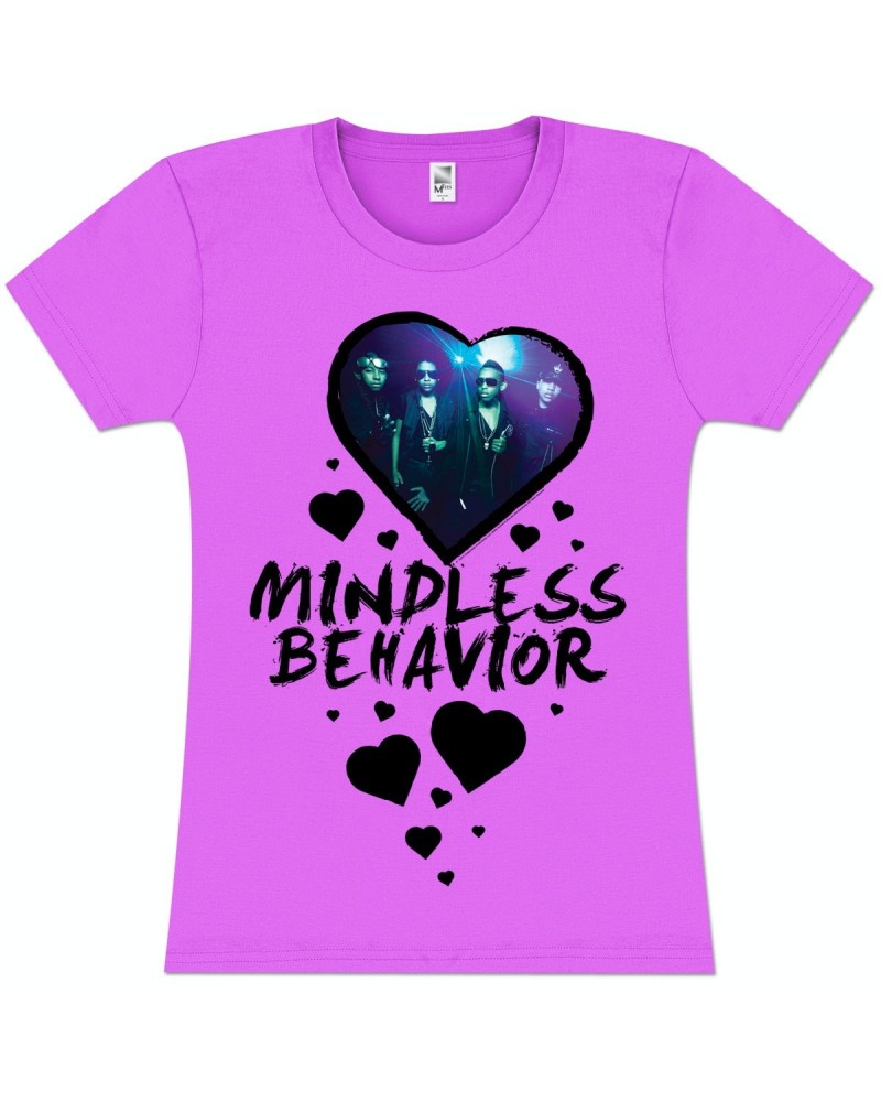 Mindless Behavior Heart Girlie T-Shirt $13.67 Shirts