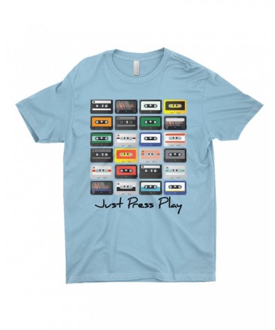 Music Life T-Shirt | Just Press Play Shirt $11.17 Shirts