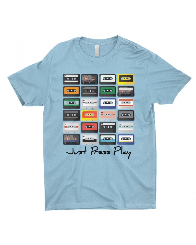 Music Life T-Shirt | Just Press Play Shirt $11.17 Shirts