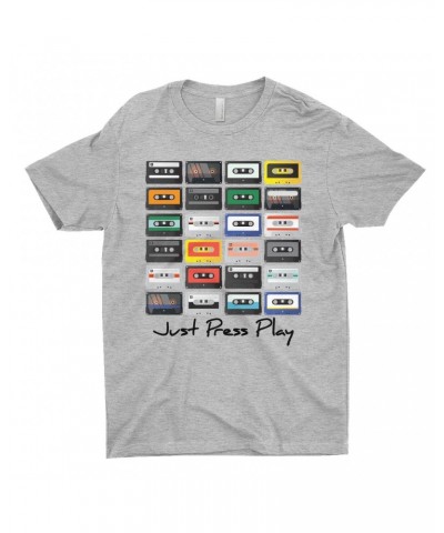 Music Life T-Shirt | Just Press Play Shirt $11.17 Shirts