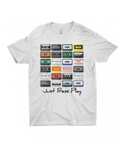 Music Life T-Shirt | Just Press Play Shirt $11.17 Shirts