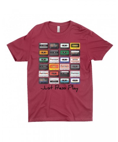 Music Life T-Shirt | Just Press Play Shirt $11.17 Shirts