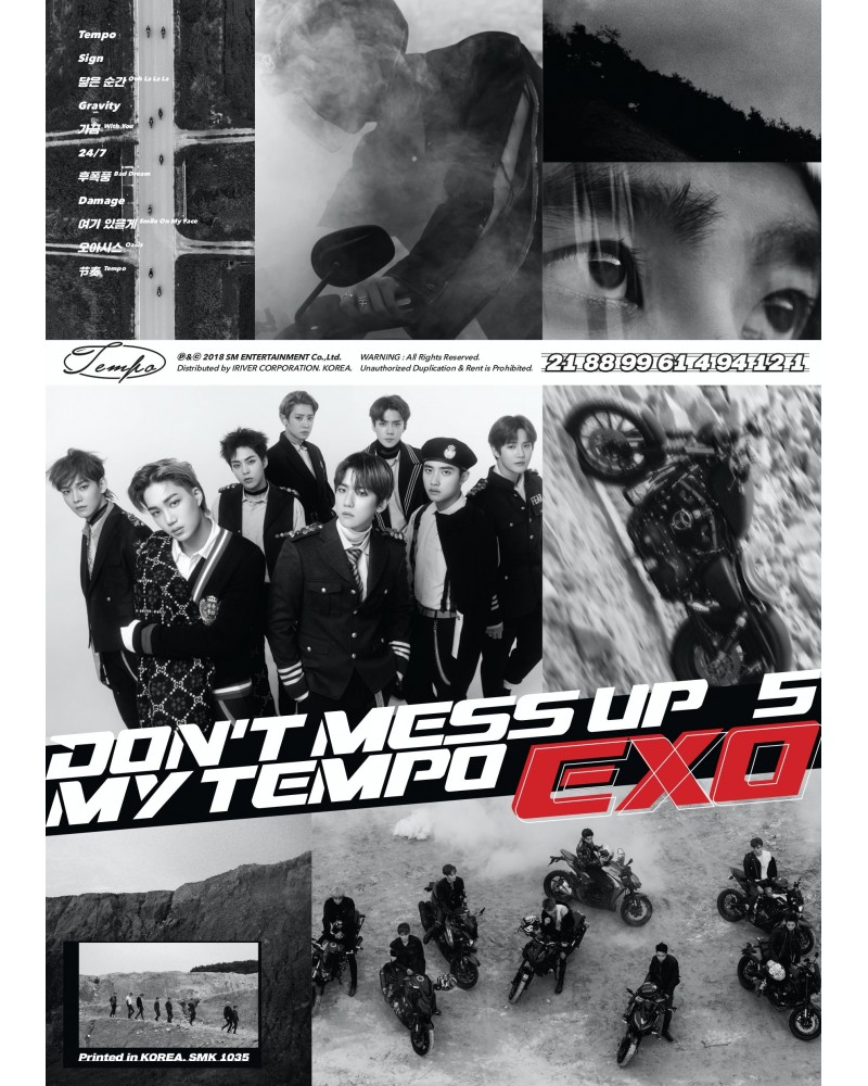 EXO THE 5TH ALBUM 'DON'T MESS UP MY (ALLEGRO VER.) CD $13.64 CD