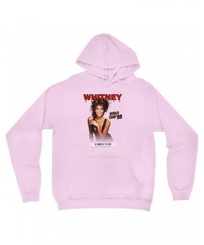 Whitney Houston Hoodie | 1988 World Tour Poster Image Hoodie $8.73 Sweatshirts