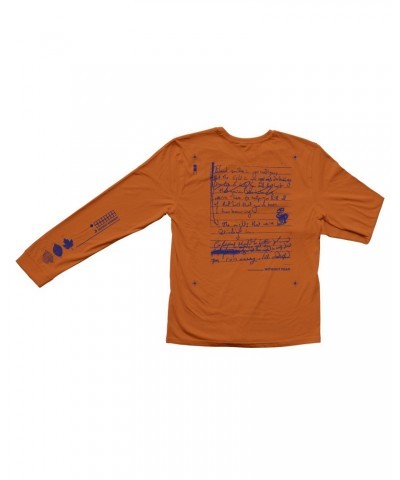 Dermot Kennedy Longsleeve Lyric Tee: Orange $6.64 Shirts