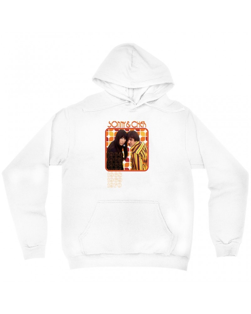 Sonny & Cher Hoodie | Retro 1964-1970 Image Hoodie $20.67 Sweatshirts