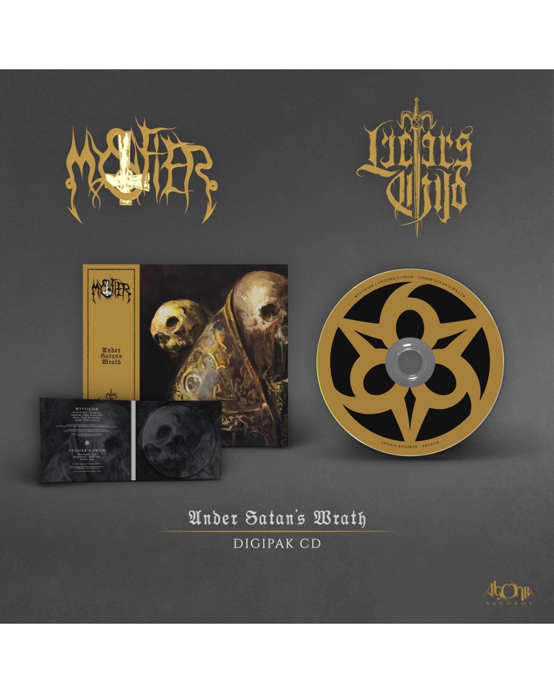 Mystifier / Lucifer'S Child "Under Satan's Wrath" Limited Edition CD $10.32 CD