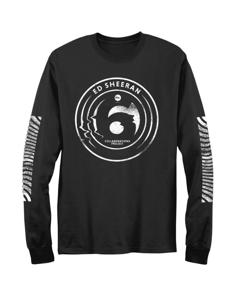 Ed Sheeran No.6 Collaborations Project Pop Up Glitch Black Long Sleeve $7.99 Shirts