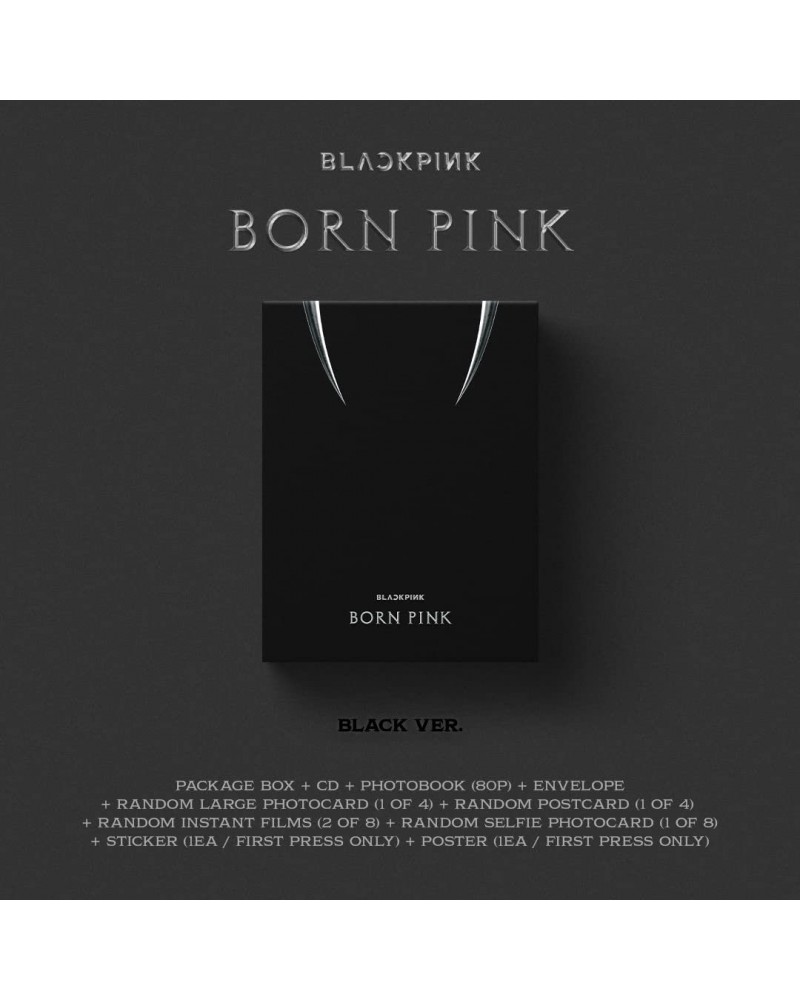 BLACKPINK BORN PINK (VERSION B / BLACK BOX) CD $11.89 CD