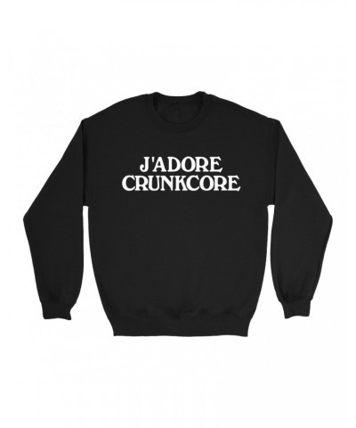 Music Life Sweatshirt | J'Adore Crunkcore Sweatshirt $5.61 Sweatshirts