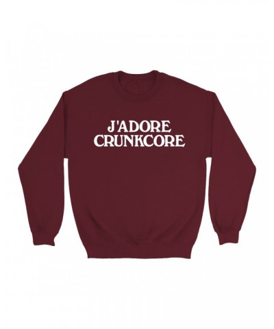 Music Life Sweatshirt | J'Adore Crunkcore Sweatshirt $5.61 Sweatshirts