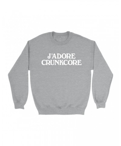 Music Life Sweatshirt | J'Adore Crunkcore Sweatshirt $5.61 Sweatshirts