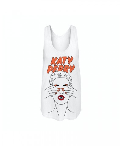 Katy Perry Tour Illustrated Eye White Tank $10.34 Shirts