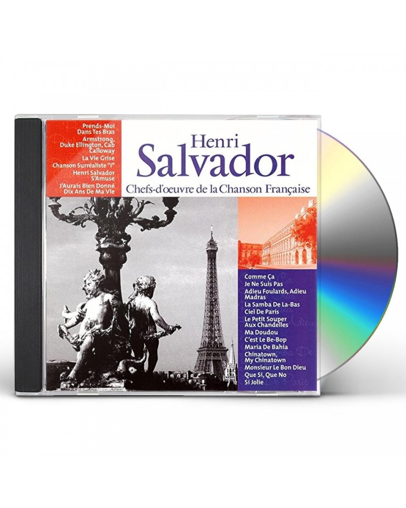 Henri Salvador CHEFS-D'OEUVRE DE LA CHANSON FRANCAISE CD $23.92 CD