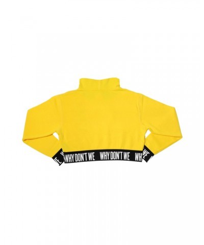 Why Don't We Crop Top Hoodie (Yellow) $11.79 Sweatshirts