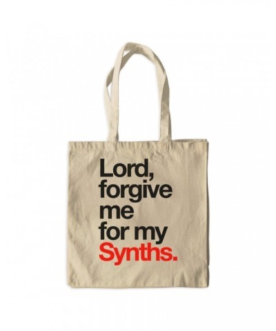 Music Life Canvas Tote Bag | Forgive Me For My Synths Canvas Tote $9.35 Bags